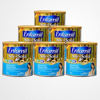 6ƿװô޳Enfamil Soy A+ 1Ӥ䷽̷730g*6