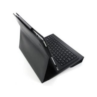 iPad Leather Case Cover with Wireless Bluetooth Keyboard