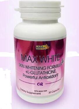 金维素MAX WHITE白金美白亮白丸 有效改善皮肤问题